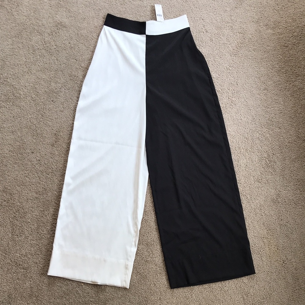 NWT Colorblocked Wide Leg Pants - Picture 6 of 11